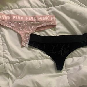 XS PINK Velvet panties